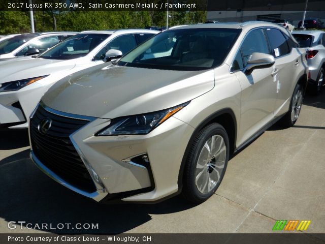 2017 Lexus RX 350 AWD in Satin Cashmere Metallic