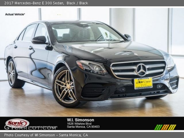 2017 Mercedes-Benz E 300 Sedan in Black