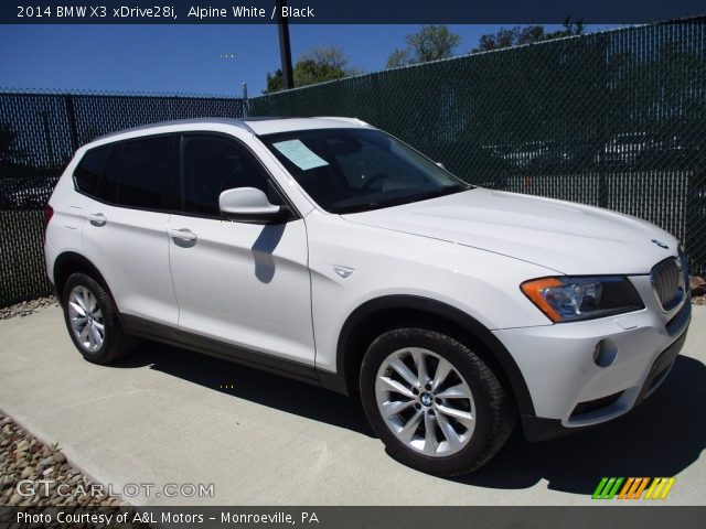 2014 BMW X3 xDrive28i in Alpine White