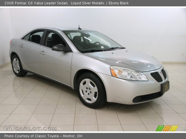 2008 Pontiac G6 Value Leader Sedan in Liquid Silver Metallic