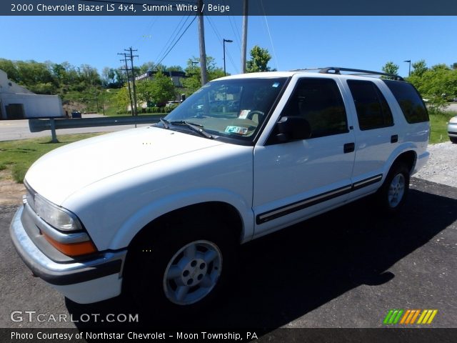 2000 Chevrolet Blazer LS 4x4 in Summit White