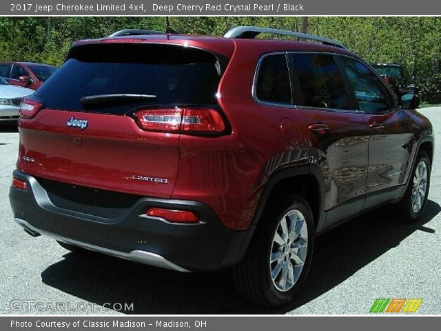 2017 Jeep Cherokee Limited 4x4 in Deep Cherry Red Crystal Pearl