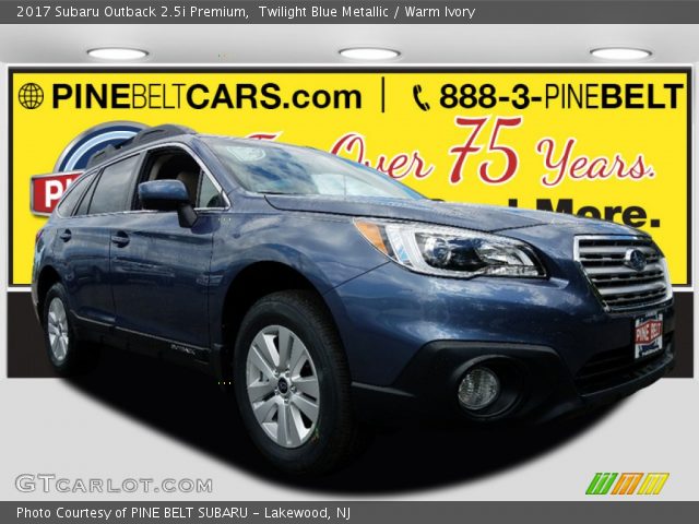 2017 Subaru Outback 2.5i Premium in Twilight Blue Metallic