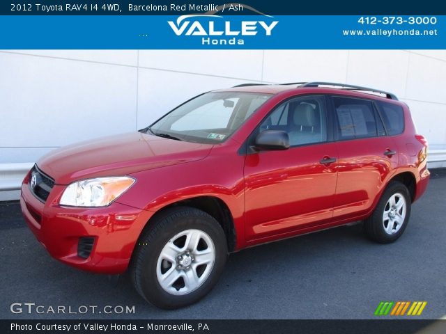 2012 Toyota RAV4 I4 4WD in Barcelona Red Metallic