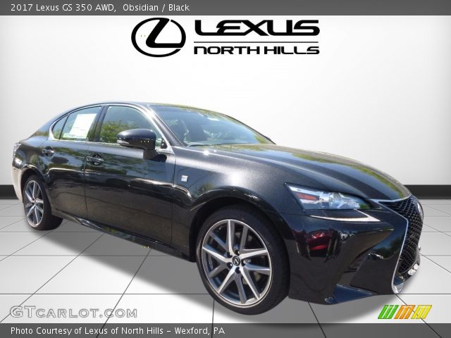 2017 Lexus GS 350 AWD in Obsidian