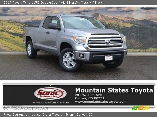 2017 Toyota Tundra SR5 Double Cab 4x4 in Silver Sky Metallic