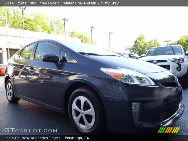 2014 Toyota Prius Three Hybrid in Winter Gray Metallic