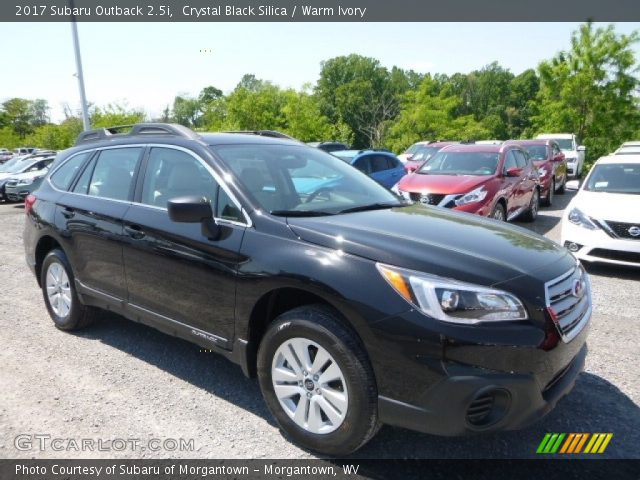 2017 Subaru Outback 2.5i in Crystal Black Silica
