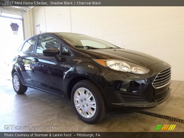 2017 Ford Fiesta S Sedan in Shadow Black