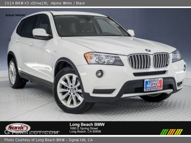 2014 BMW X3 xDrive28i in Alpine White