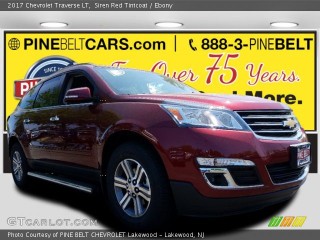 2017 Chevrolet Traverse LT in Siren Red Tintcoat