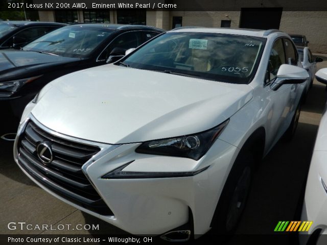 2017 Lexus NX 200t AWD in Eminent White Pearl