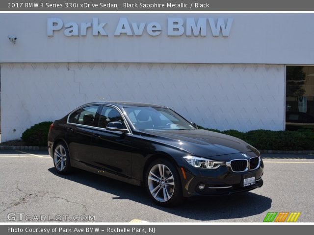 2017 BMW 3 Series 330i xDrive Sedan in Black Sapphire Metallic