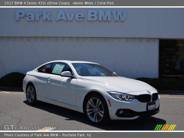 2017 BMW 4 Series 430i xDrive Coupe in Alpine White