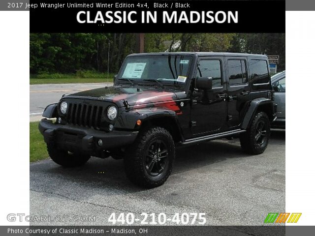 2017 Jeep Wrangler Unlimited Winter Edition 4x4 in Black
