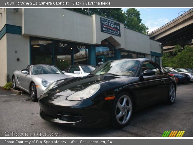 2000 Porsche 911 Carrera Cabriolet in Black