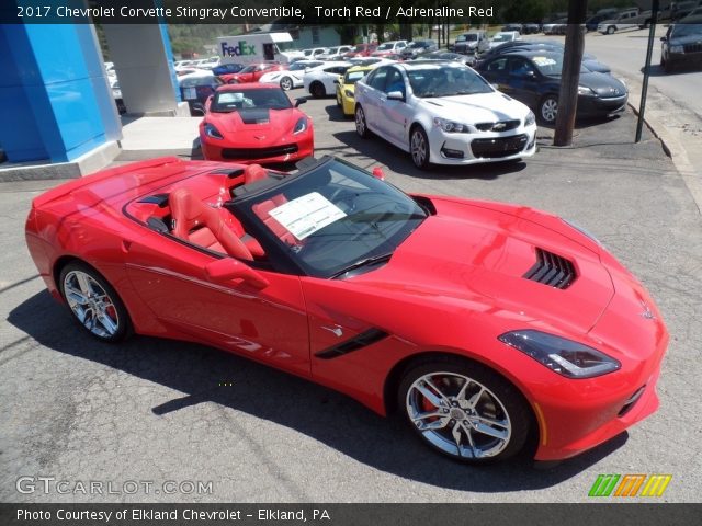 2017 Chevrolet Corvette Stingray Convertible in Torch Red