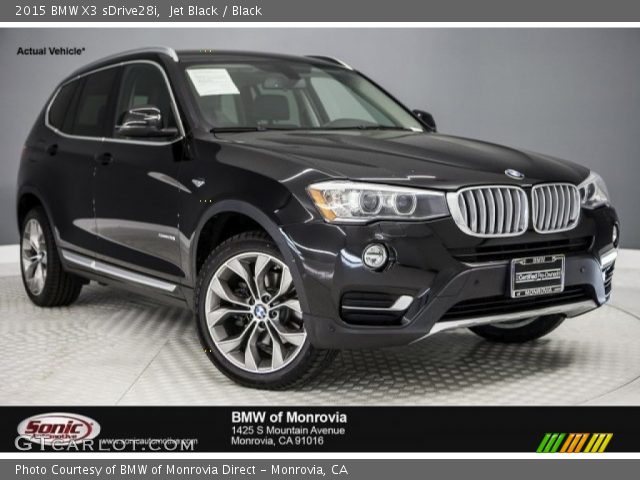 2015 BMW X3 sDrive28i in Jet Black