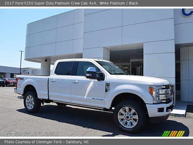 2017 Ford F250 Super Duty Platinum Crew Cab 4x4 in White Platinum
