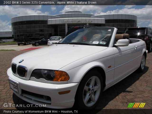 2002 BMW 3 Series 325i Convertible in Alpine White
