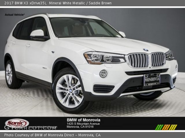 2017 BMW X3 xDrive35i in Mineral White Metallic