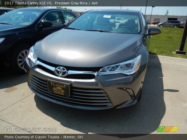 2017 Toyota Camry XLE V6 in Predawn Gray Mica