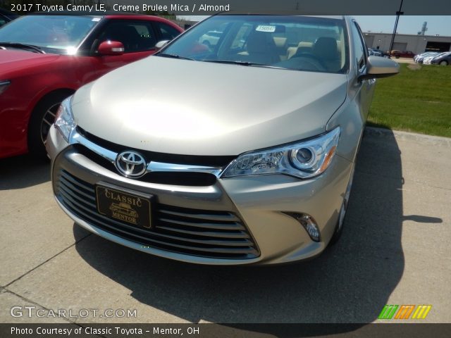 2017 Toyota Camry LE in Creme Brulee Mica