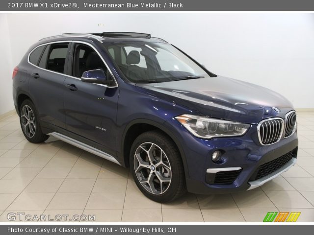 2017 BMW X1 xDrive28i in Mediterranean Blue Metallic