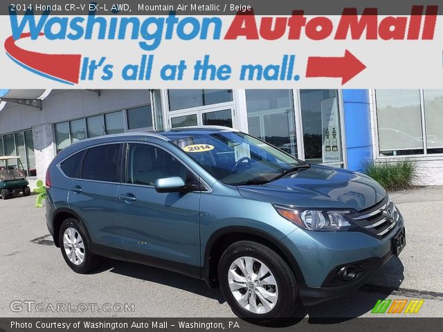 2014 Honda CR-V EX-L AWD in Mountain Air Metallic