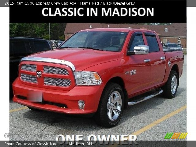 2015 Ram 1500 Express Crew Cab 4x4 in Flame Red