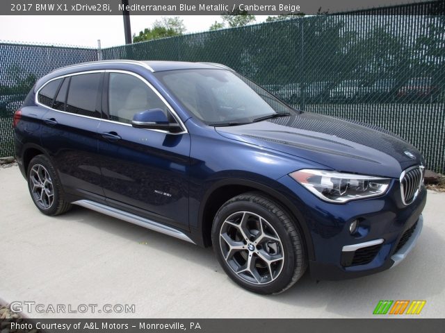 2017 BMW X1 xDrive28i in Mediterranean Blue Metallic