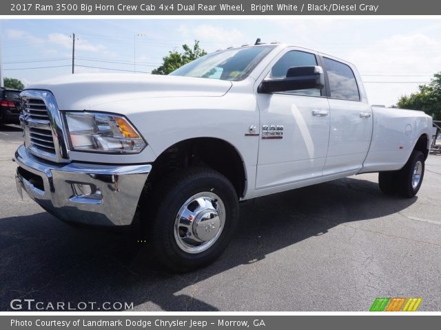 2017 Ram 3500 Big Horn Crew Cab 4x4 Dual Rear Wheel in Bright White