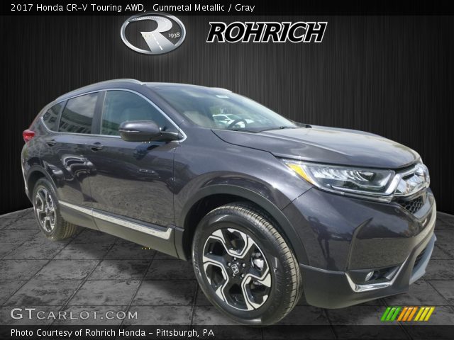 2017 Honda CR-V Touring AWD in Gunmetal Metallic