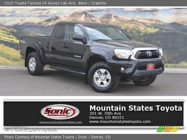 2015 Toyota Tacoma V6 Access Cab 4x4 in Black