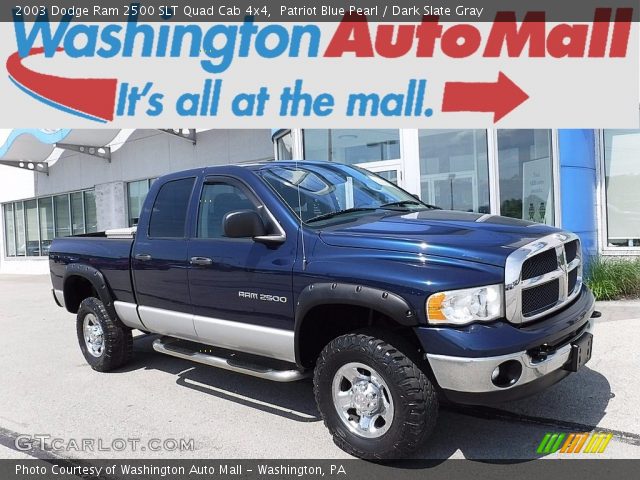 2003 Dodge Ram 2500 SLT Quad Cab 4x4 in Patriot Blue Pearl