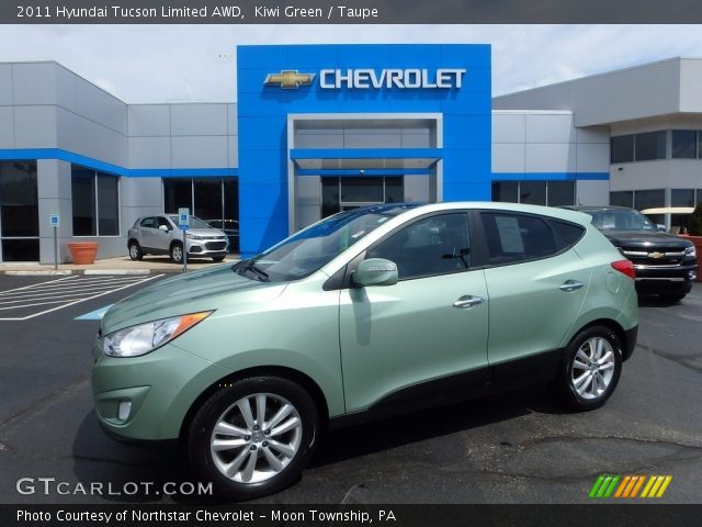 2011 Hyundai Tucson Limited AWD in Kiwi Green