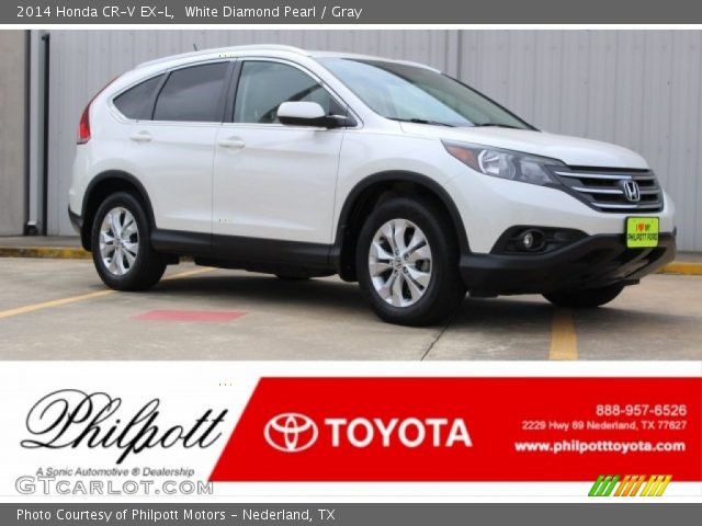 2014 Honda CR-V EX-L in White Diamond Pearl