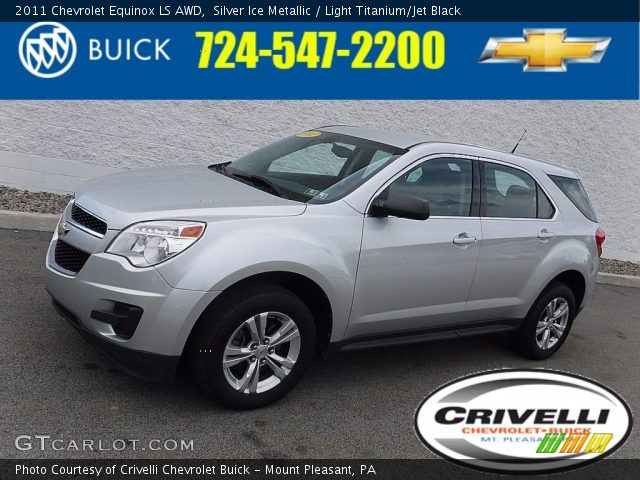 2011 Chevrolet Equinox LS AWD in Silver Ice Metallic