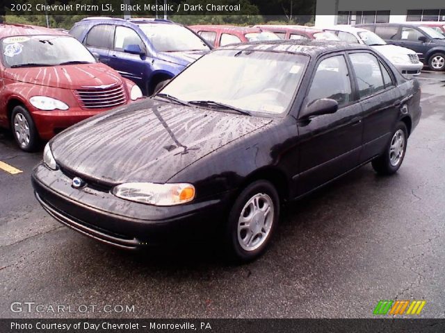2002 Chevrolet Prizm LSi in Black Metallic