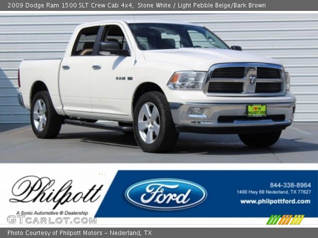2009 Dodge Ram 1500 SLT Crew Cab 4x4 in Stone White