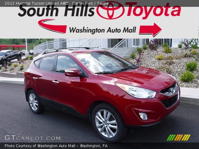 2013 Hyundai Tucson Limited AWD in Garnet Red