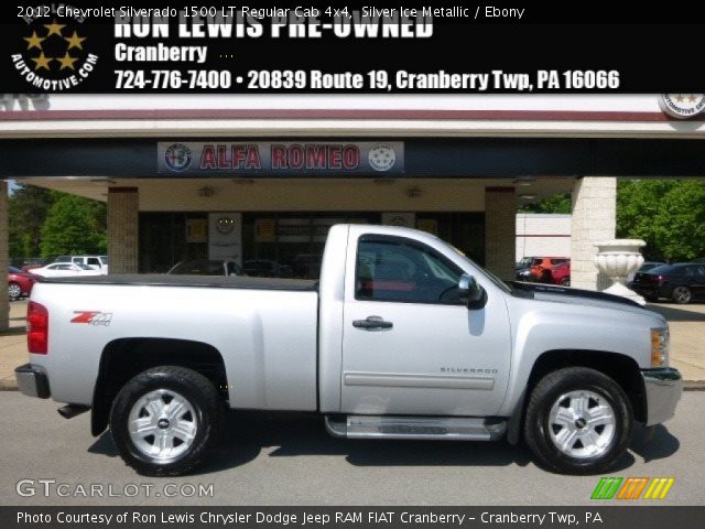 2012 Chevrolet Silverado 1500 LT Regular Cab 4x4 in Silver Ice Metallic