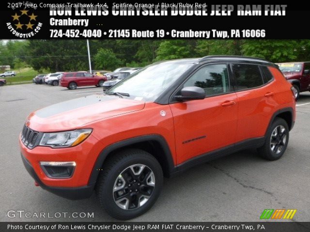 2017 Jeep Compass Trailhawk 4x4 in Spitfire Orange