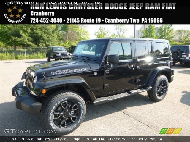 2017 Jeep Wrangler Unlimited Sahara 4x4 in Black