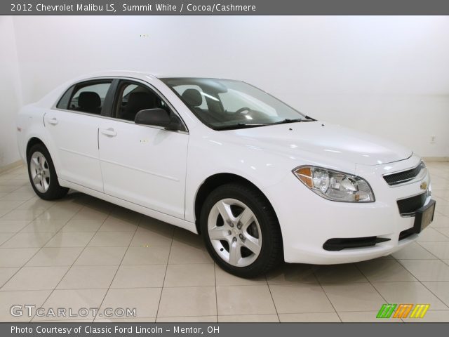 2012 Chevrolet Malibu LS in Summit White