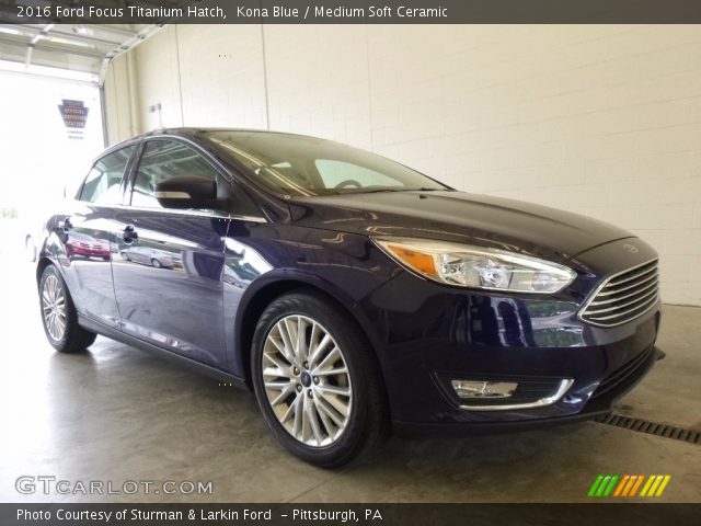 2016 Ford Focus Titanium Hatch in Kona Blue