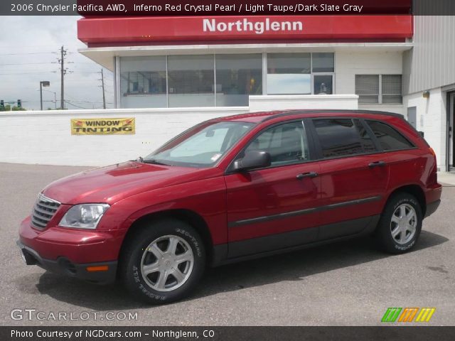 2006 Chrysler Pacifica AWD in Inferno Red Crystal Pearl