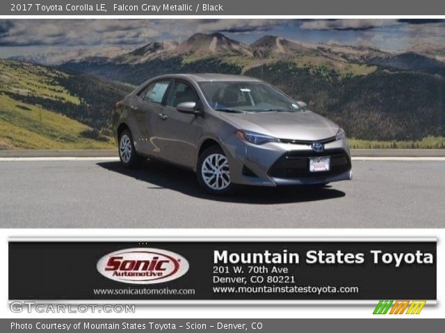 2017 Toyota Corolla LE in Falcon Gray Metallic