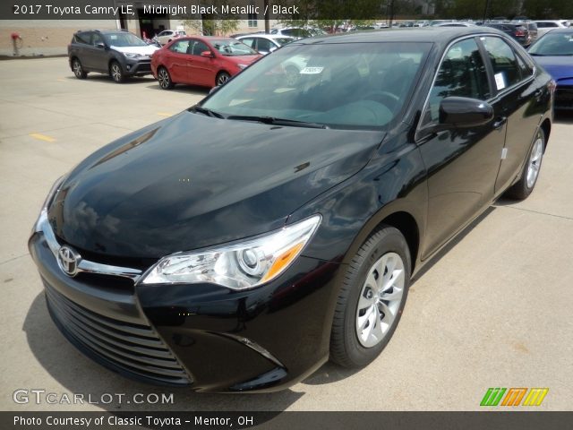 2017 Toyota Camry LE in Midnight Black Metallic