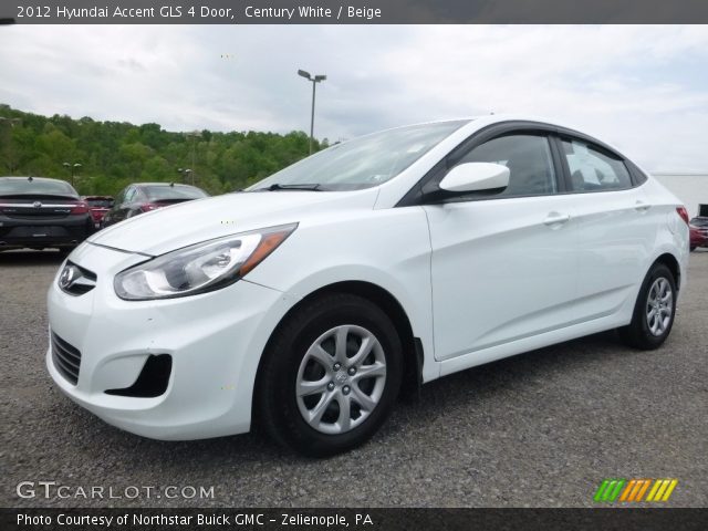 2012 Hyundai Accent GLS 4 Door in Century White